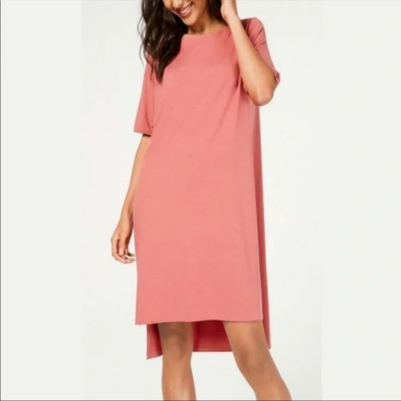 Eileen Fisher | Chutney Jersey Ballet Tencel Dress - Picture 10 of 11